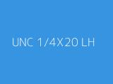 UNC 1/4X20 LH